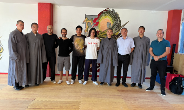 Recibimos visita de monjes de Shaolin China.